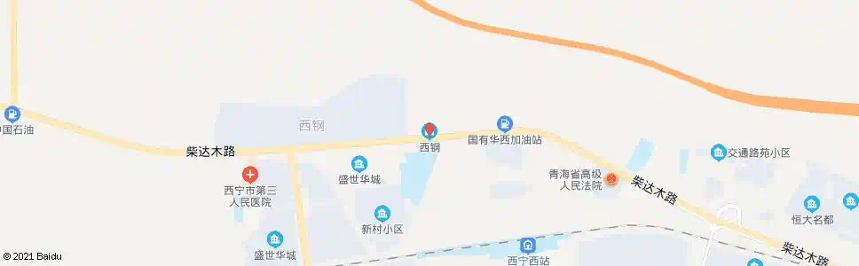 西宁西钢_公交站地图_西宁公交_妙搜公交查询2024