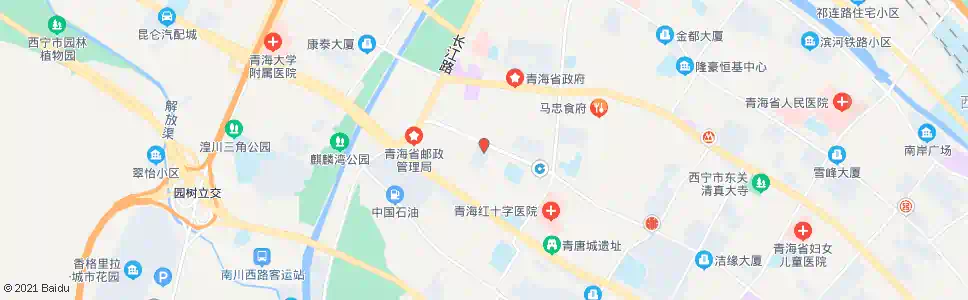 西宁市政府_公交站地图_西宁公交_妙搜公交查询2024