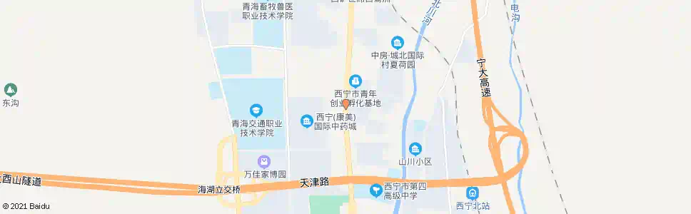 西宁新世纪花园_公交站地图_西宁公交_妙搜公交查询2024