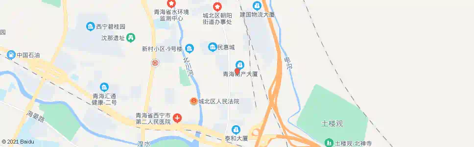 西宁朝阳建材市场_公交站地图_西宁公交_妙搜公交查询2024