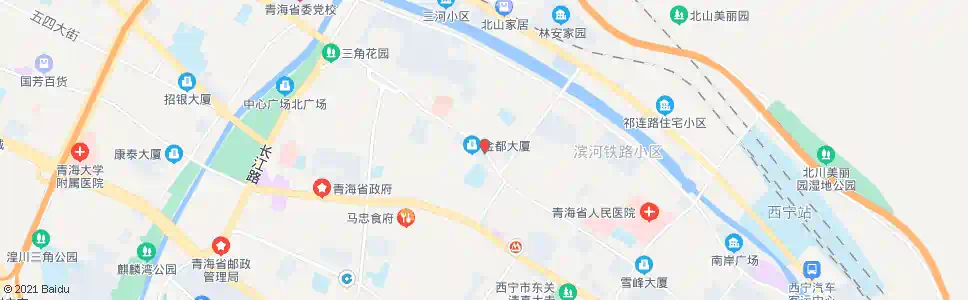 西宁五一桥口_公交站地图_西宁公交_妙搜公交查询2024