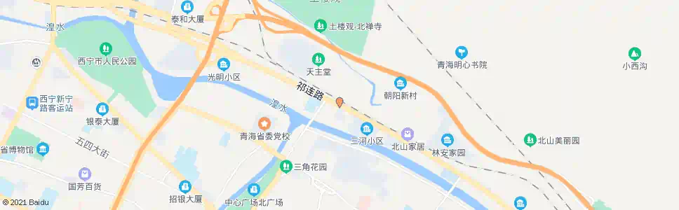 西宁北山市场东_公交站地图_西宁公交_妙搜公交查询2024