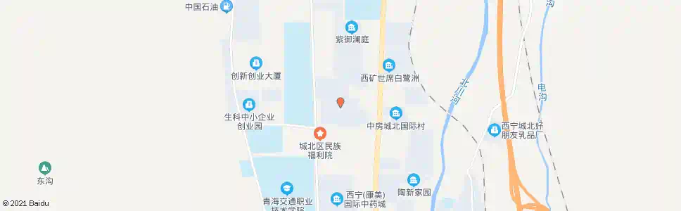 西宁生物园区(紫恒怡景花苑)_公交站地图_西宁公交_妙搜公交查询2024