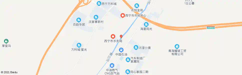 西宁海山桥_公交站地图_西宁公交_妙搜公交查询2024