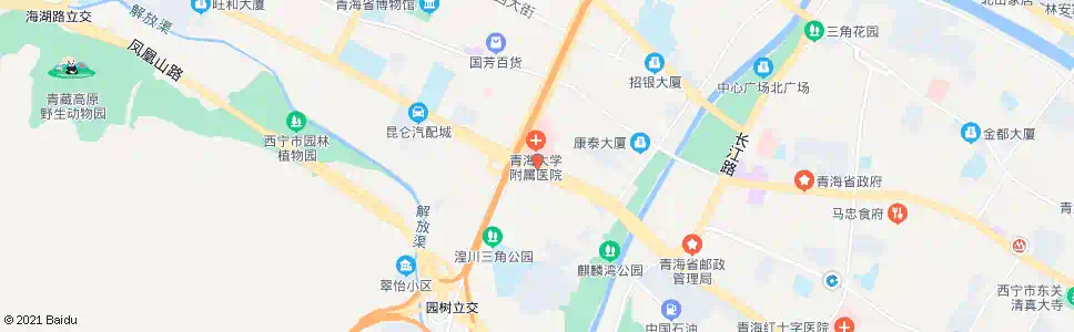 西宁昆仑十字_公交站地图_西宁公交_妙搜公交查询2024