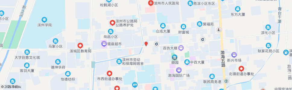 滨州区检察院宿舍_公交站地图_滨州公交_妙搜公交查询2024