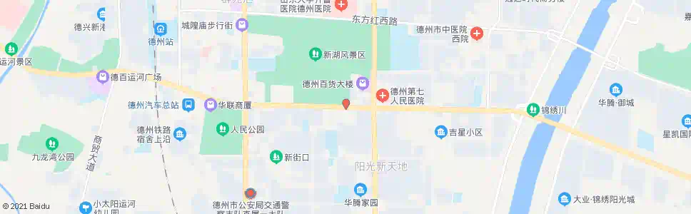 德州新湖风景区_公交站地图_德州公交_妙搜公交查询2024