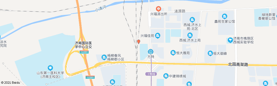 济南彭庄_公交站地图_济南公交_妙搜公交查询2024