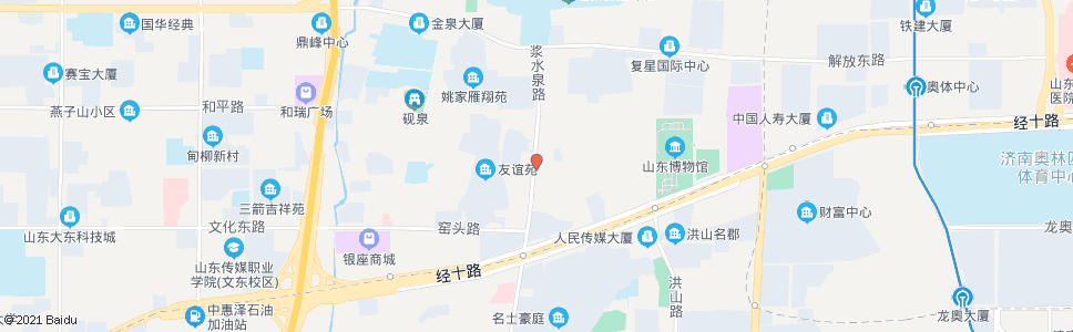 济南一建新村_公交站地图_济南公交_妙搜公交查询2024