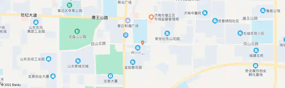 济南双山新村_公交站地图_济南公交_妙搜公交查询2024