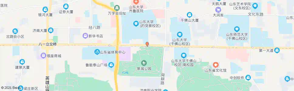 济南泉城公园北门_公交站地图_济南公交_妙搜公交查询2024