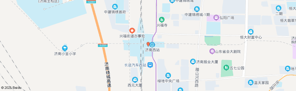 济南西大郭_公交站地图_济南公交_妙搜公交查询2024