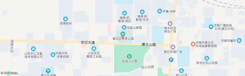 济南章丘体育公园_公交站地图_济南公交_妙搜公交查询2024