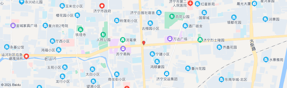 济宁济宁饭店_公交站地图_济宁公交_妙搜公交查询2024