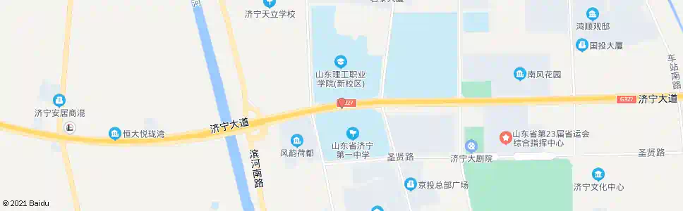 济宁理工学院南门_公交站地图_济宁公交_妙搜公交查询2024