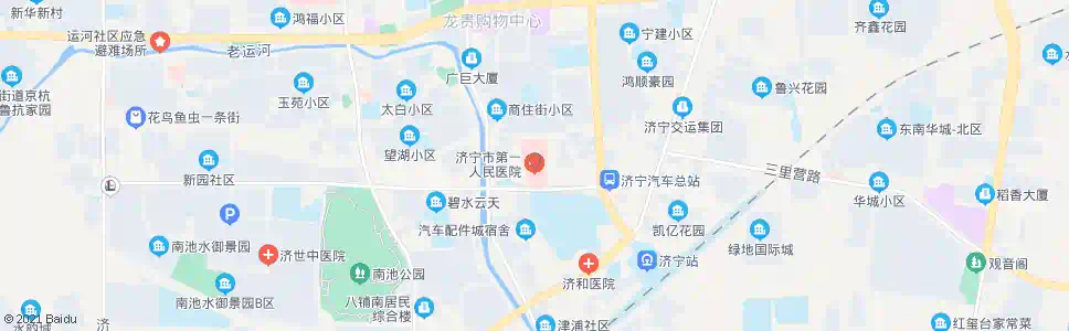 济宁市第一人民医院儿童医院_公交站地图_济宁公交_妙搜公交查询2024