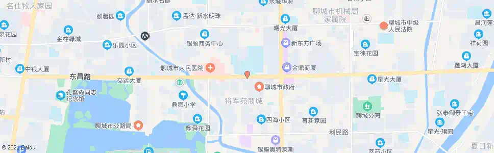 聊城齐鲁大酒店_公交站地图_聊城公交_妙搜公交查询2024