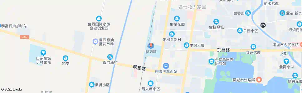 聊城火车站_公交站地图_聊城公交_妙搜公交查询2024