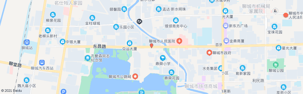 聊城青年林_公交站地图_聊城公交_妙搜公交查询2024