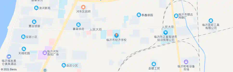 临沂市经贸学校_公交站地图_临沂公交_妙搜公交查询2024