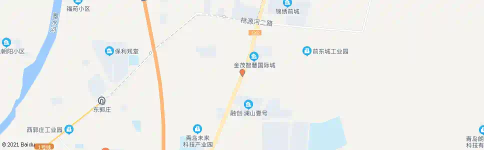 青岛大周村东_公交站地图_青岛公交_妙搜公交查询2024