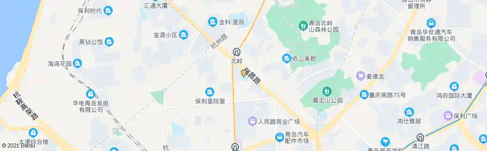 青岛六十四中_公交站地图_青岛公交_妙搜公交查询2024