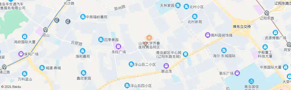 青岛齐鲁医院_公交站地图_青岛公交_妙搜公交查询2024