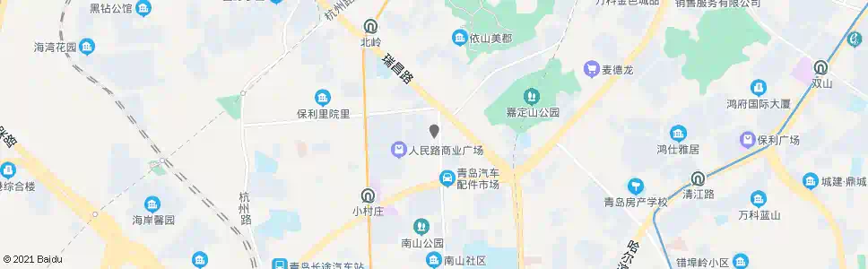 青岛十五中_公交站地图_青岛公交_妙搜公交查询2024