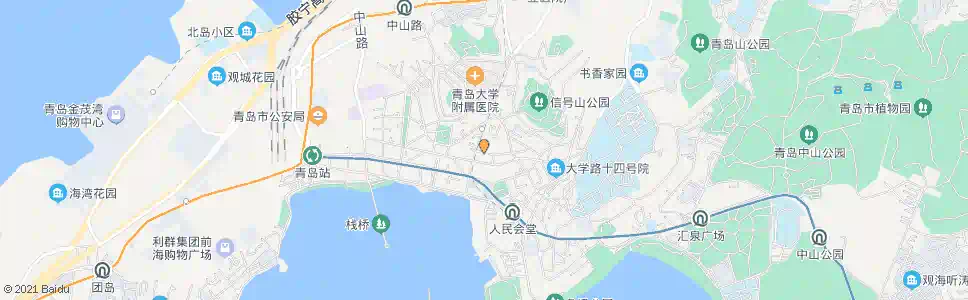 青岛实验小学_公交站地图_青岛公交_妙搜公交查询2024