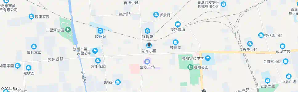 青岛站东小区_公交站地图_青岛公交_妙搜公交查询2024