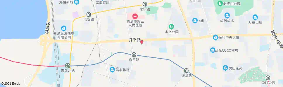 青岛升平路小学_公交站地图_青岛公交_妙搜公交查询2024