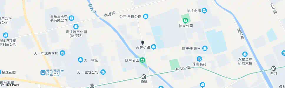 青岛大卢家滩_公交站地图_青岛公交_妙搜公交查询2024