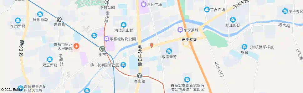 青岛东李村_公交站地图_青岛公交_妙搜公交查询2024