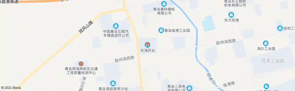 青岛东海药业_公交站地图_青岛公交_妙搜公交查询2024