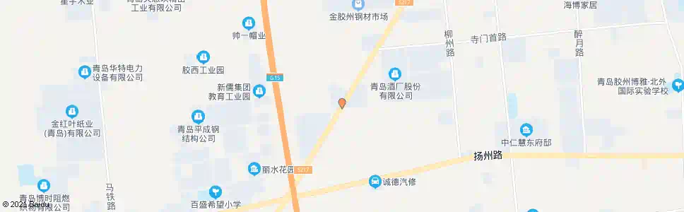 青岛木材市场_公交站地图_青岛公交_妙搜公交查询2024