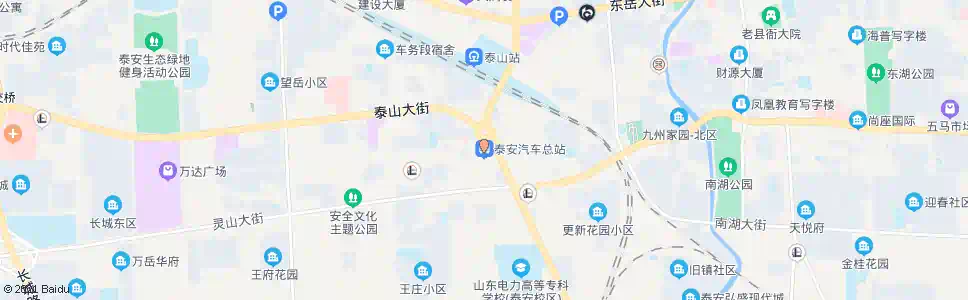 泰安老汽车站_公交站地图_泰安公交_妙搜公交查询2024