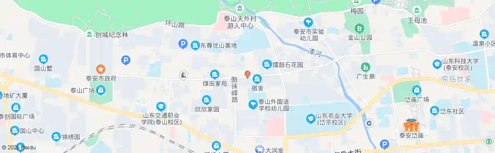 泰安望岳花园_公交站地图_泰安公交_妙搜公交查询2024