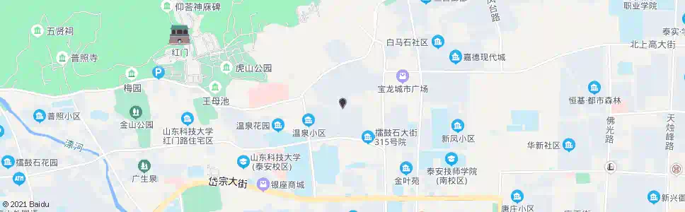 泰安岱道庵_公交站地图_泰安公交_妙搜公交查询2024