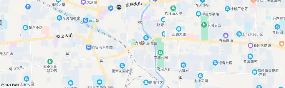 泰安普惠建工_公交站地图_泰安公交_妙搜公交查询2024