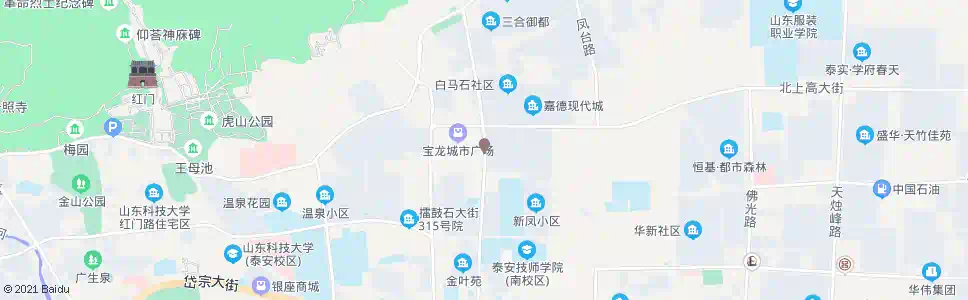 泰安温泉路路口_公交站地图_泰安公交_妙搜公交查询2024