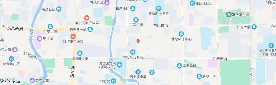 潍坊第二人民医院(胜利街)_公交站地图_潍坊公交_妙搜公交查询2024