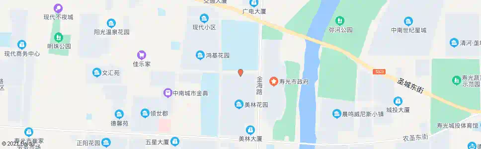 潍坊美林花园北门_公交站地图_潍坊公交_妙搜公交查询2024