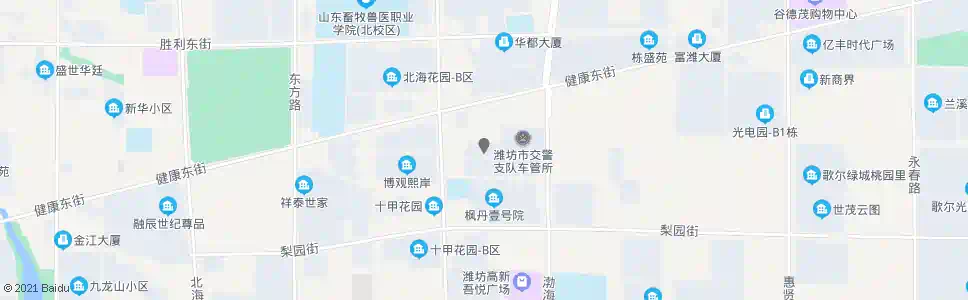 潍坊东方家园家居广场_公交站地图_潍坊公交_妙搜公交查询2024