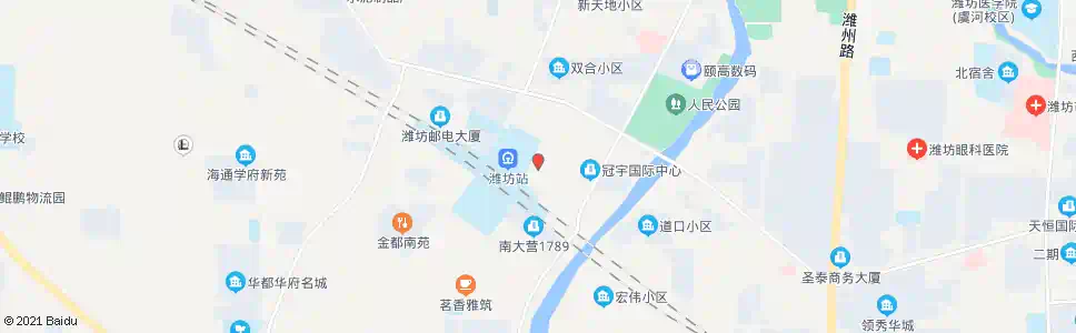 潍坊汽车总站_公交站地图_潍坊公交_妙搜公交查询2024