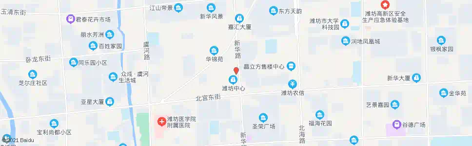 潍坊寿光人才市场_公交站地图_潍坊公交_妙搜公交查询2024