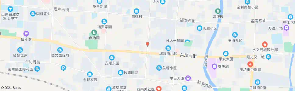 潍坊月河路西园街路口_公交站地图_潍坊公交_妙搜公交查询2024