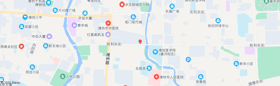 潍坊科技市场(鸢飞路)_公交站地图_潍坊公交_妙搜公交查询2024