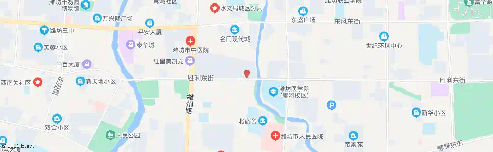 潍坊科技市场(鸢飞路)_公交站地图_潍坊公交_妙搜公交查询2024