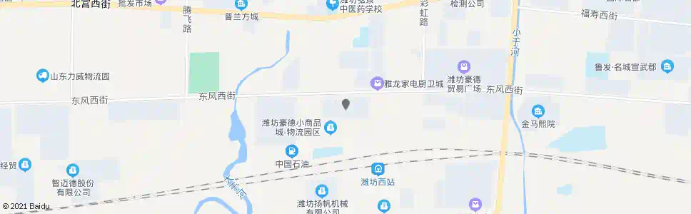 潍坊豪德小商品城_公交站地图_潍坊公交_妙搜公交查询2024