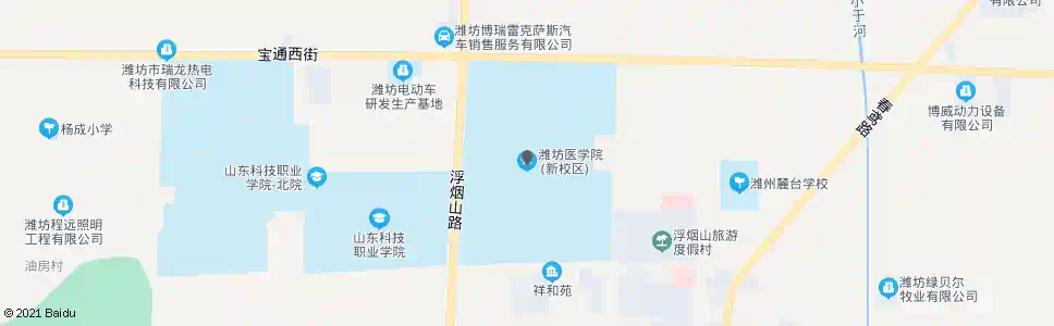 潍坊医学院_公交站地图_潍坊公交_妙搜公交查询2024